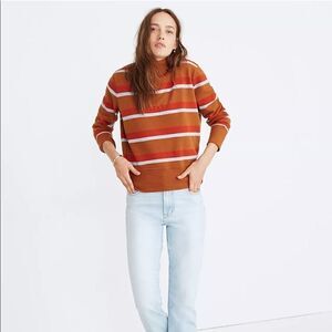 Madewell Striped Turtleneck Sweater 